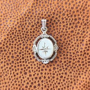 Sterling Silver 925 Dainty Classy Vintage Pendant